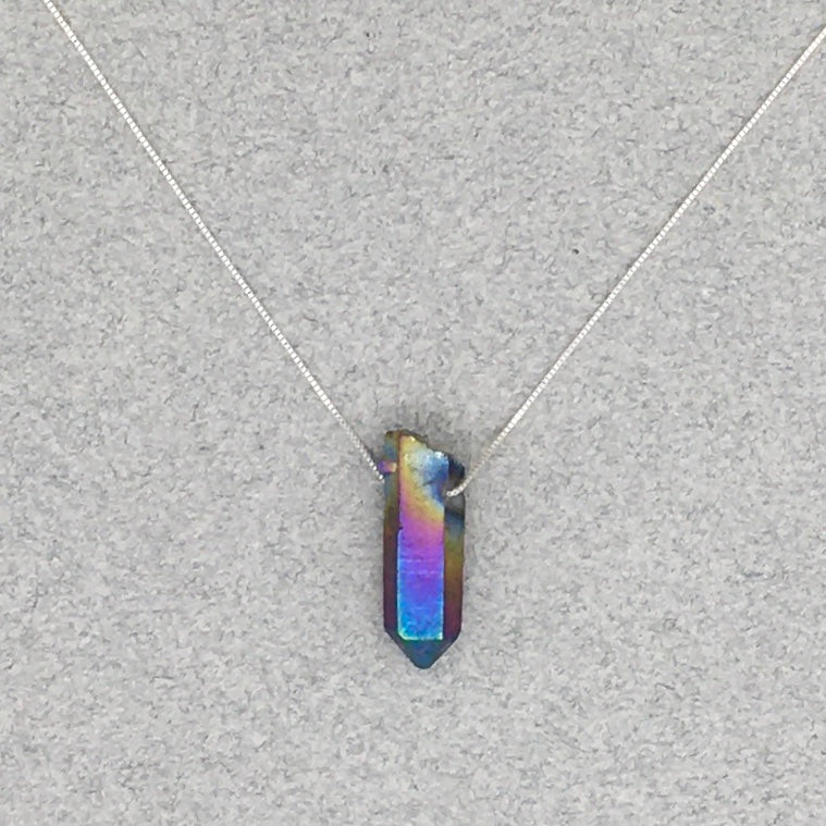 Titanium clearance quartz necklace